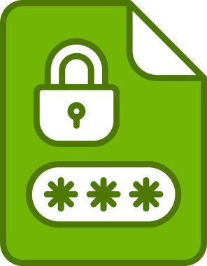 Bir belge simgesinin temiz ve basit vektör illüstrasyonu.