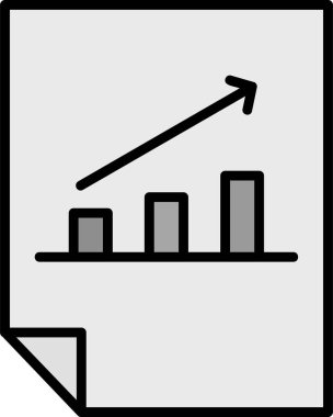 vector illustration of Analysis modern icon