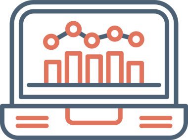 vector illustration of Analysis modern icon