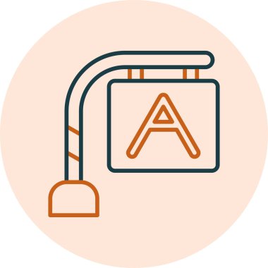 Web simgesi vektör illüstrasyonunu imzala