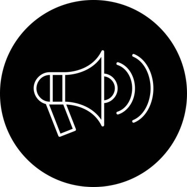 Basit duyuru vektörü düz illüstrasyon