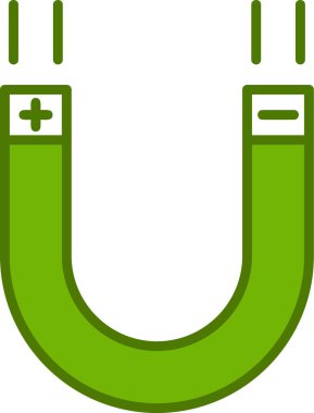 mıknatıs simgesi vektör çizimi 