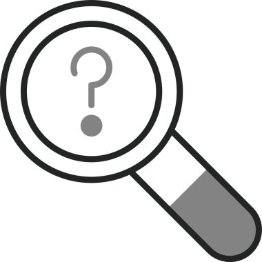 Ara. Web simgesi basit illüstrasyon 