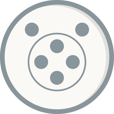 Daha dıştan. Web simgesi basit illüstrasyon