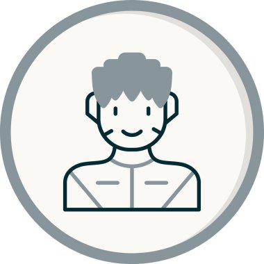 Süper kahraman ağ simgesi, vektör illüstrasyonu