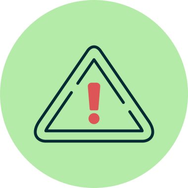 uyarı simgesi vektör illüstrasyonu