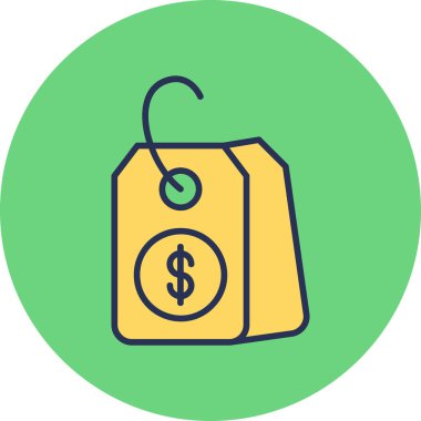 Fiyat etiketi vektör illüstrasyonu 