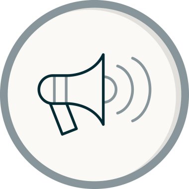 Basit duyuru vektörü düz illüstrasyon