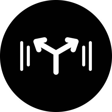 Basit ok simgesi vektör illüstrasyonu