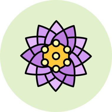 Meksika Aster çiçek vektör illüstrasyonu 