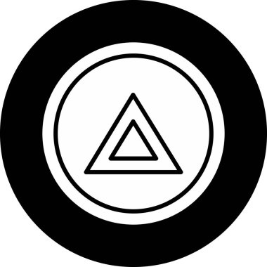 - Delta. Web simgesi basit illüstrasyon