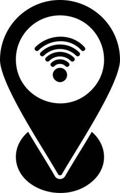 Web haritası iğnesi. Basit resimleme