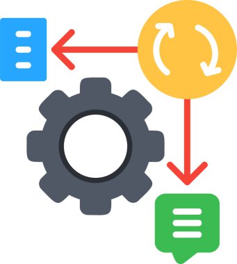 Çevik ağ simgesi vektör illüstrasyonu