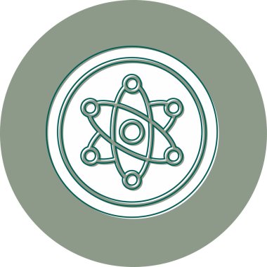 Bilim simgesinin vektör illüstrasyonu 