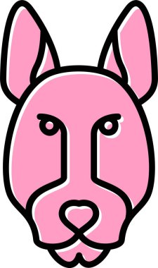 Firavun Tazı simgesi, vektör illüstrasyonu