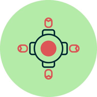 Anlaşmanın vektör illüstrasyonu modern simge