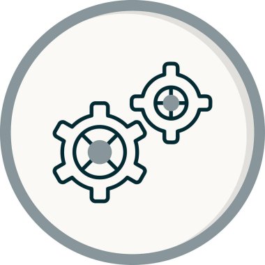 gear web icon simple illustration