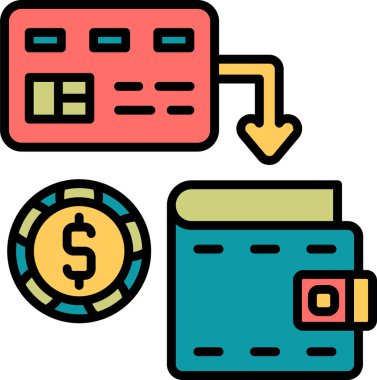 Aktar. Web simgesi basit illüstrasyon