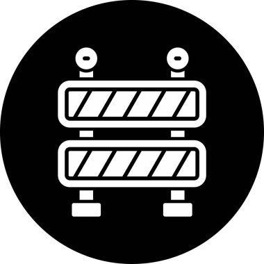 Yapı vektör simgesi altında, modern tasarım illüstrasyonu 