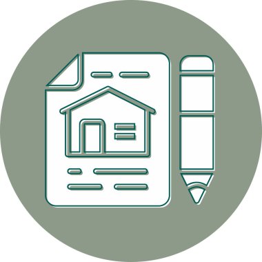 Sözleşmeli ağ simgesi, vektör illüstrasyonu