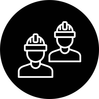 İnşaatçının arabası. Web simgesi basit illüstrasyon