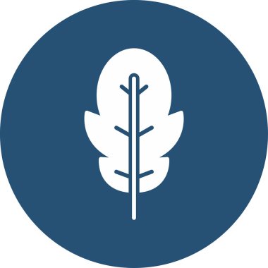 Arugula yaprağı ikonu illüstrasyonu