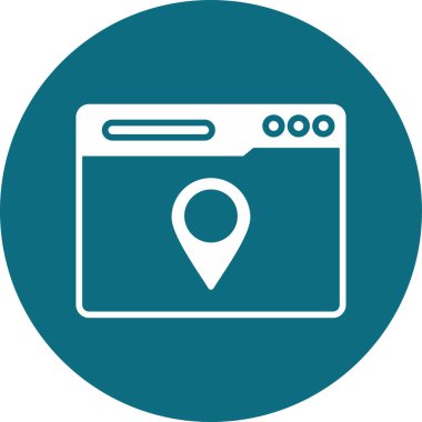 konum haritası işaretleyici vektörü