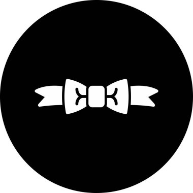 Kurdele yayı. Web simgesi basit illüstrasyon