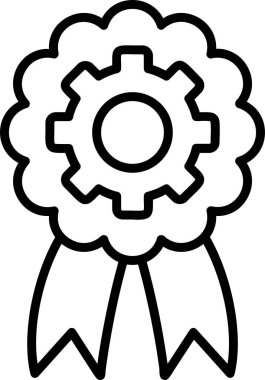 Kalite vektör simgesi modern basit illüstrasyon