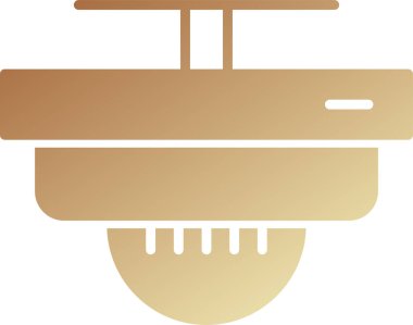 Sensör modern simgesinin vektör çizimi   