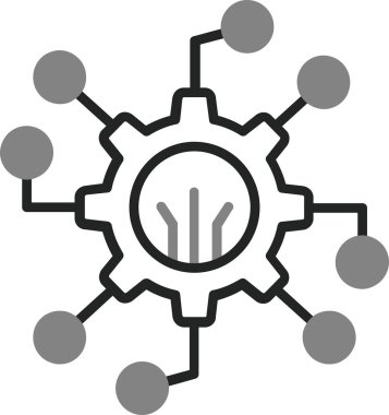 Dijital simge. Web tasarımı için özet çizim vektörü