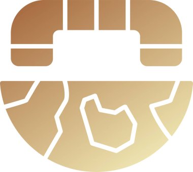 Dünya çapında modern simgenin vektör illüstrasyonu