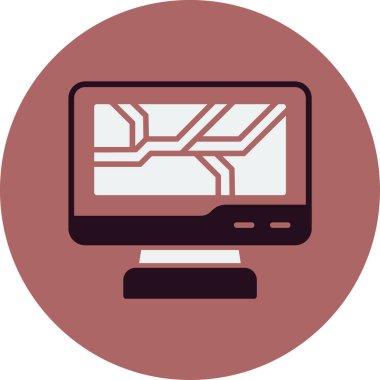 Ayrıntılı plan. Web simgesi vektör illüstrasyonu