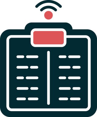 Basit ölçek. Web simgesi basit illüstrasyon