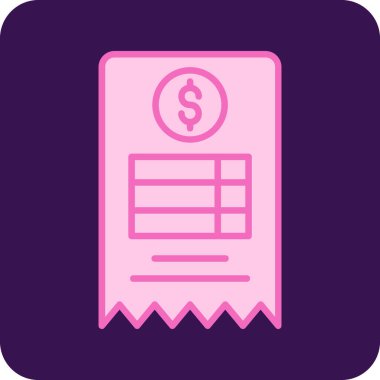 Bill simgesi, vektör illüstrasyonu basit tasarım