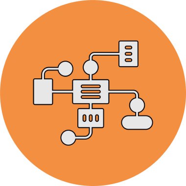 Şebeke. Web simgesi basit tasarım 