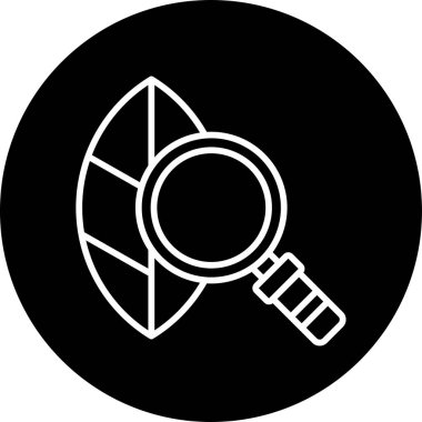 Yaprak. Web simgesi basit illüstrasyon