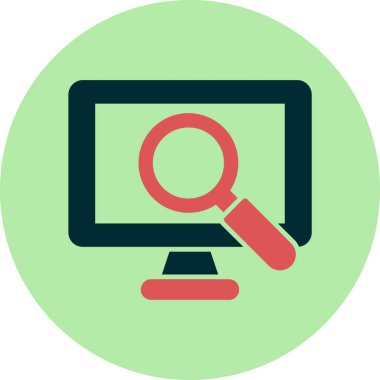 Doğrulama düz tasarım ikonu vektörü