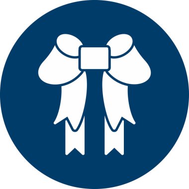 Kurdele yayı. Web simgesi basit illüstrasyon