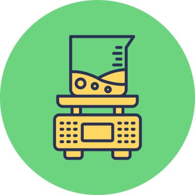 Kimyasal Ağırlık Ağı vektör çizimi