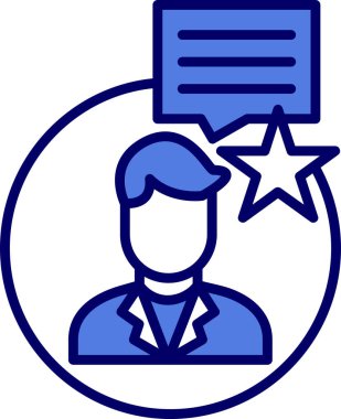 Müşteri hizmet vektör satırı simgesi