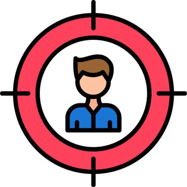 Çekim. Web simgesi basit illüstrasyon