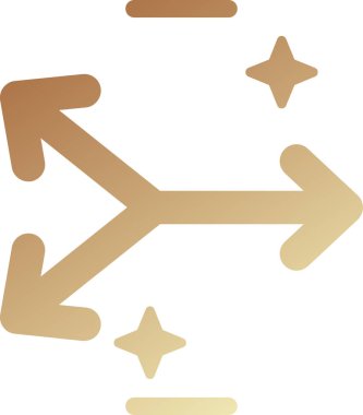 Basit ok simgesi vektör illüstrasyonu