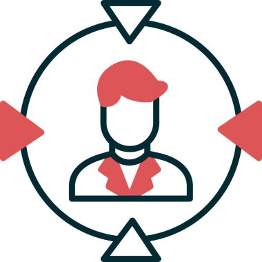 Konum haritası işaretleyici. vektör simgesi