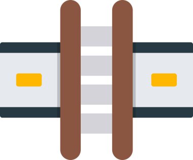 Yol simgesi vektör illüstrasyonu 