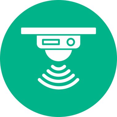 motion sensor web  icon, vector illustration