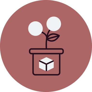 İş Yatırım simgesinin vektör illüstrasyonu