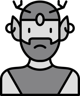 Süper kahraman ağ simgesi, vektör illüstrasyonu