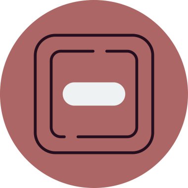 Girdi web simgesi vektör illüstrasyonu yok