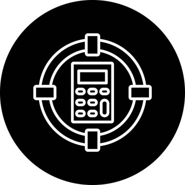 hedef simge, vektör illüstrasyonu basit tasarım